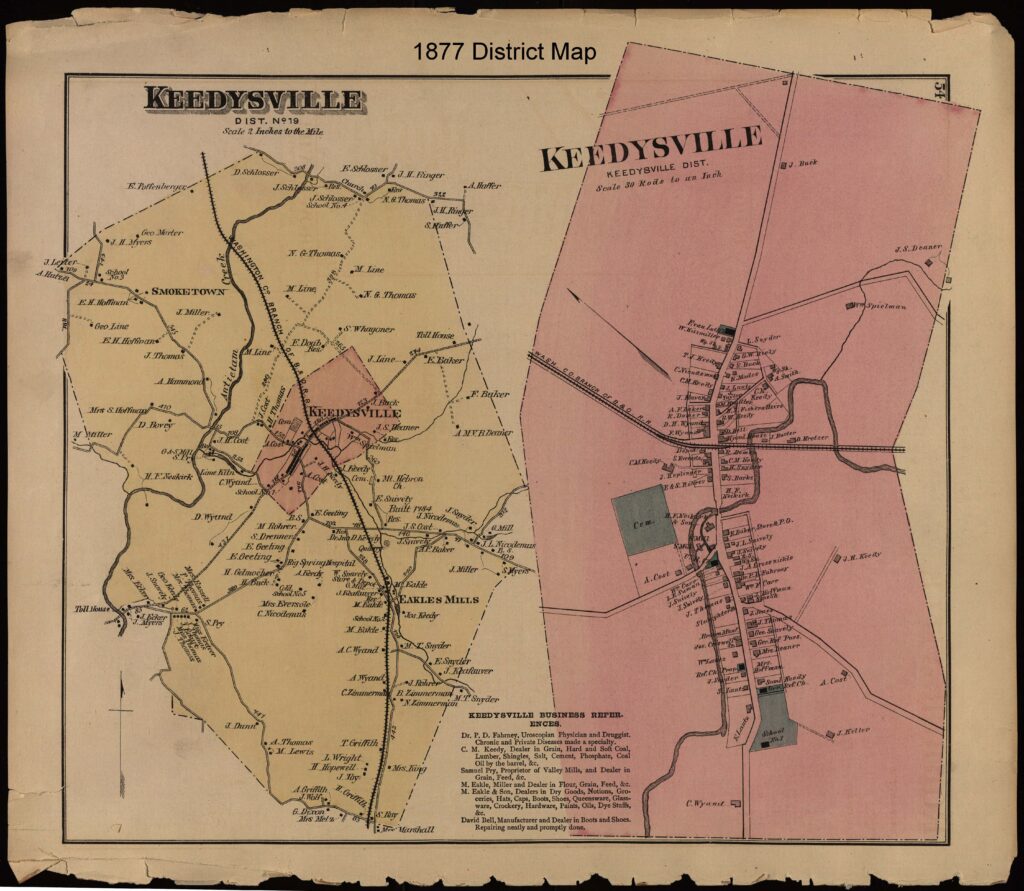 1877 Keedysville Map